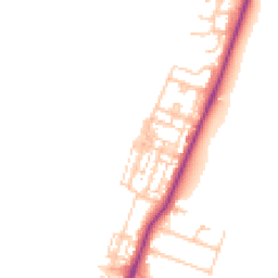 Daytime road noise heatmap for TS16 0AF