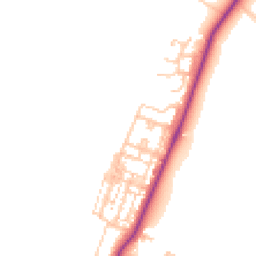 Daytime road noise heatmap for TS16 0AP