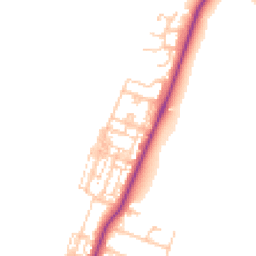 Daytime road noise heatmap for TS16 0BA