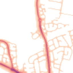 Daytime road noise heatmap for TS16 0BF