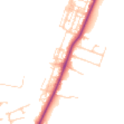 Daytime road noise heatmap for TS16 0BJ