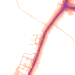 Daytime road noise heatmap for TS16 0BN