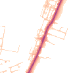 Daytime road noise heatmap for TS16 0BT