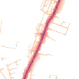 Daytime road noise heatmap for TS16 0DF