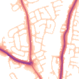 Daytime road noise heatmap for TS16 0ET