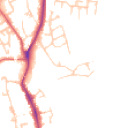 Daytime road noise heatmap for TS16 9BU