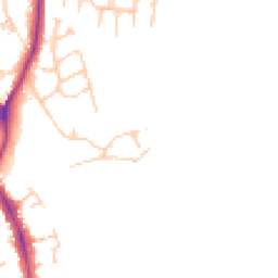 Daytime road noise heatmap for TS16 9BZ