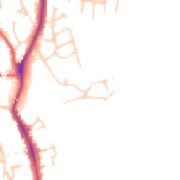 Daytime road noise heatmap for TS16 9DE