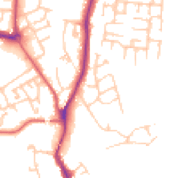 Daytime road noise heatmap for TS16 9DN