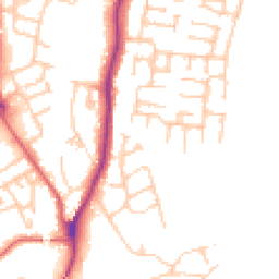Daytime road noise heatmap for TS16 9DR