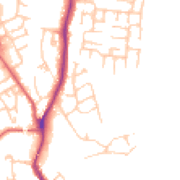 Daytime road noise heatmap for TS16 9DS