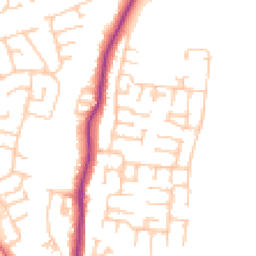 Daytime road noise heatmap for TS16 9HX