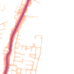 Daytime road noise heatmap for TS16 9JJ