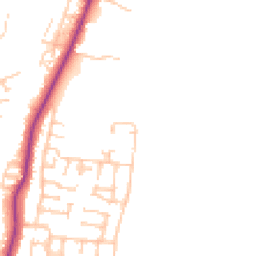 Daytime road noise heatmap for TS16 9JL