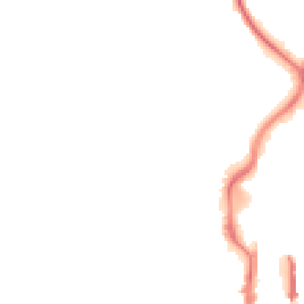 Night-time road noise heatmap for TS19 0AN
