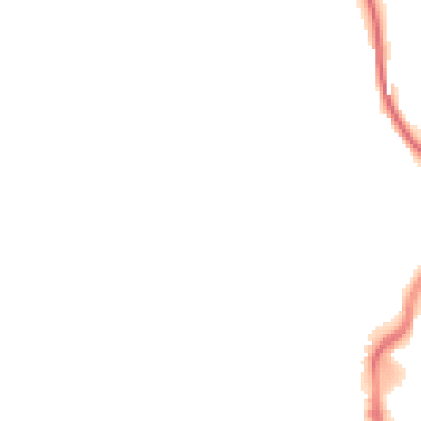 Night-time road noise heatmap for TS19 0DA