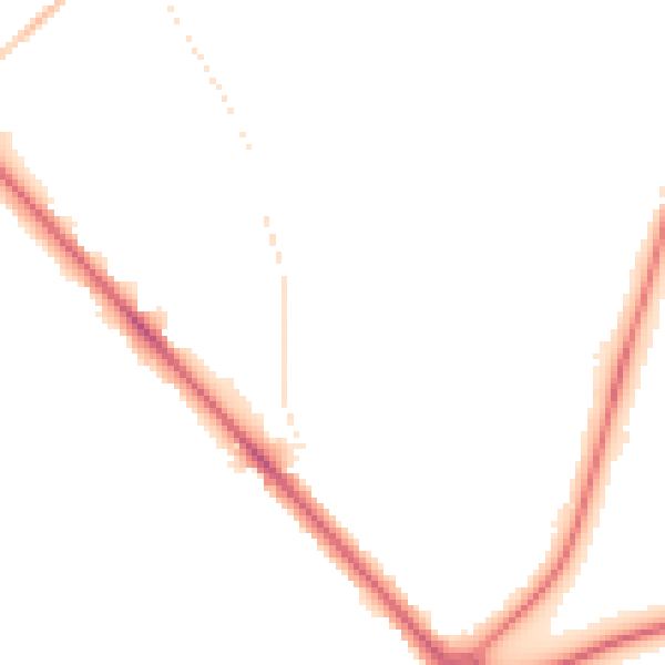 Night-time road noise heatmap for TS19 0NA