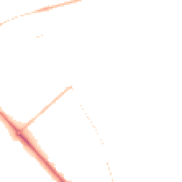 Night-time road noise heatmap for TS19 9HB