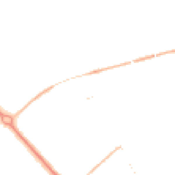 Night-time road noise heatmap for TS19 9LN