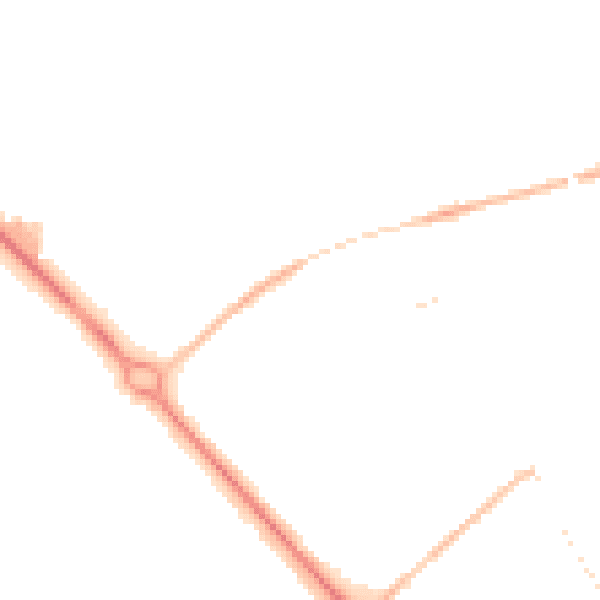 Night-time road noise heatmap for TS19 9LZ
