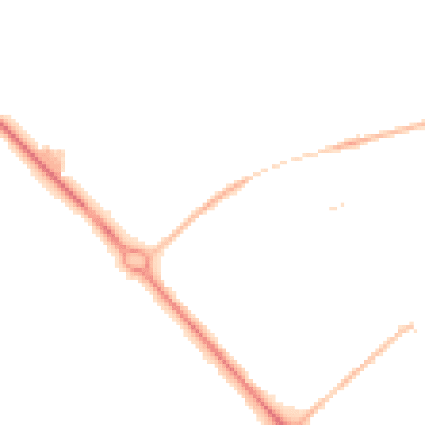 Night-time road noise heatmap for TS19 9NB
