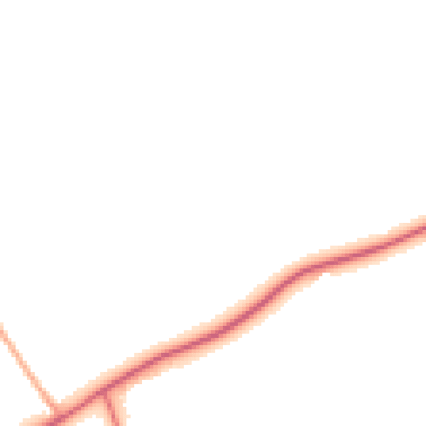 Daytime road noise heatmap for TS21 1BH