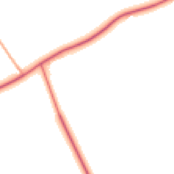 Daytime road noise heatmap for TS21 1BJ