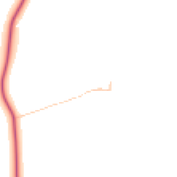 Daytime road noise heatmap for TS21 1NH