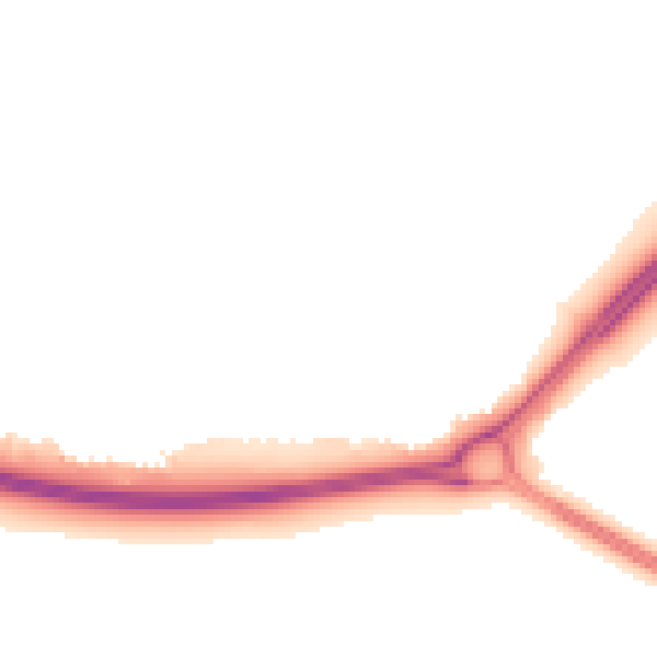 Night-time road noise heatmap for TS21 2BG