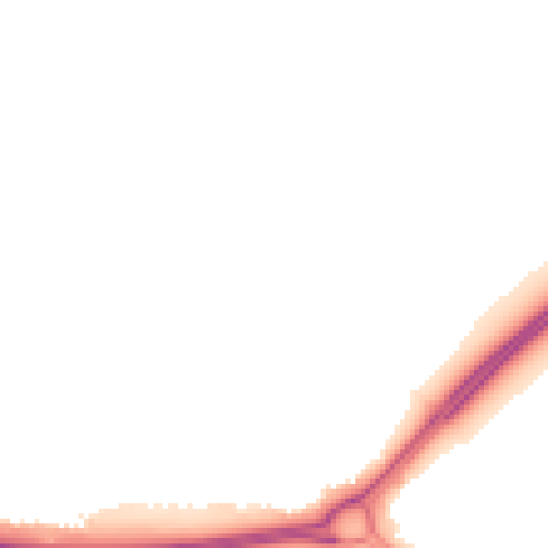 Night-time road noise heatmap for TS21 2EF