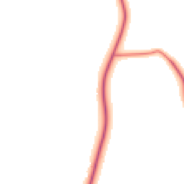 Daytime road noise heatmap for TS21 2HF