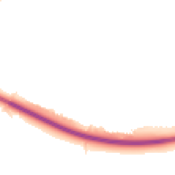 Night-time road noise heatmap for TS21 2JH