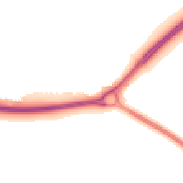 Night-time road noise heatmap for TS21 2JY