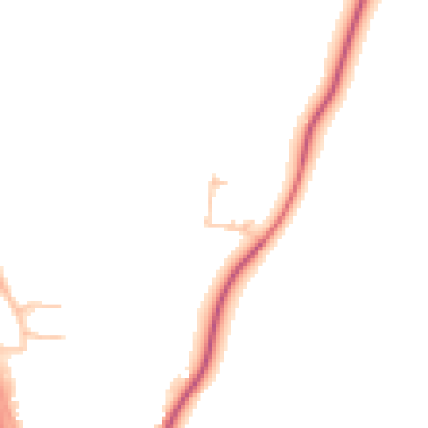 Daytime road noise heatmap for TS21 3BF