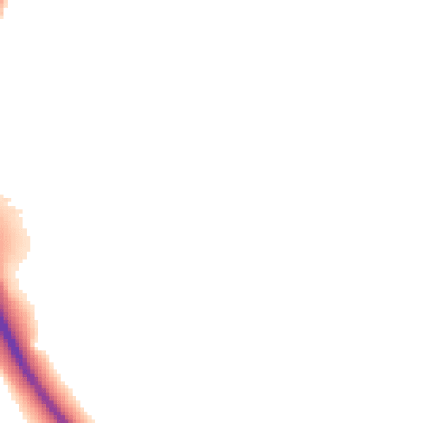 Night-time road noise heatmap for TS22 5BB