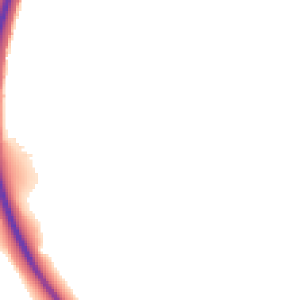 Night-time road noise heatmap for TS22 5BE