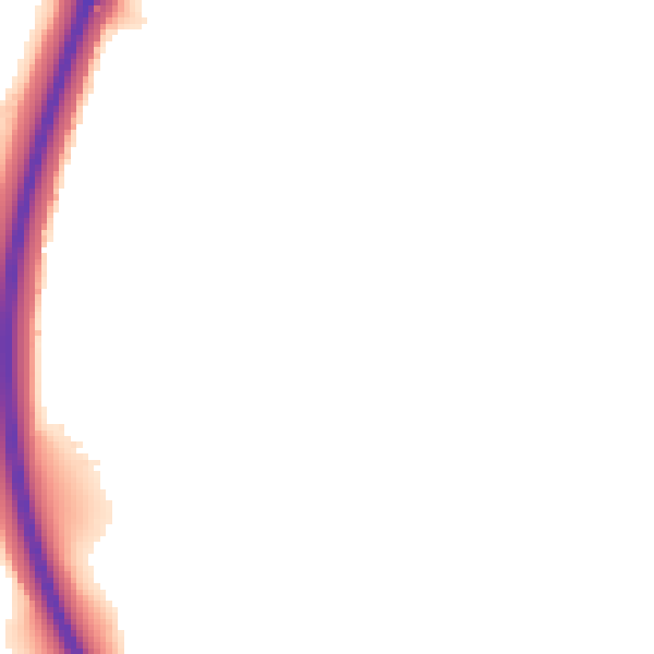 Night-time road noise heatmap for TS22 5BG