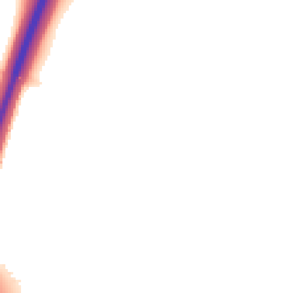 Night-time road noise heatmap for TS22 5BN