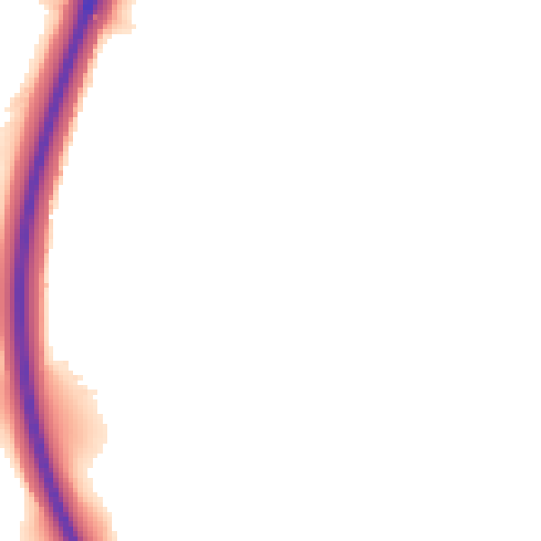 Night-time road noise heatmap for TS22 5DB