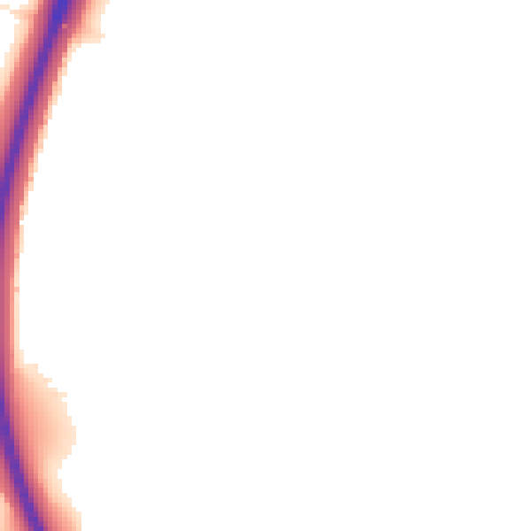 Night-time road noise heatmap for TS22 5DD