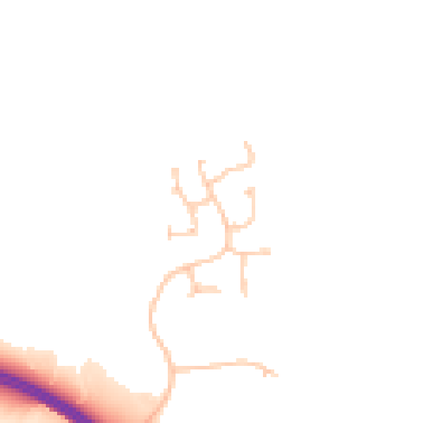Daytime road noise heatmap for TS22 5FN