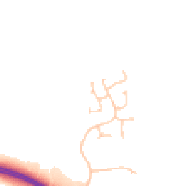 Daytime road noise heatmap for TS22 5FQ