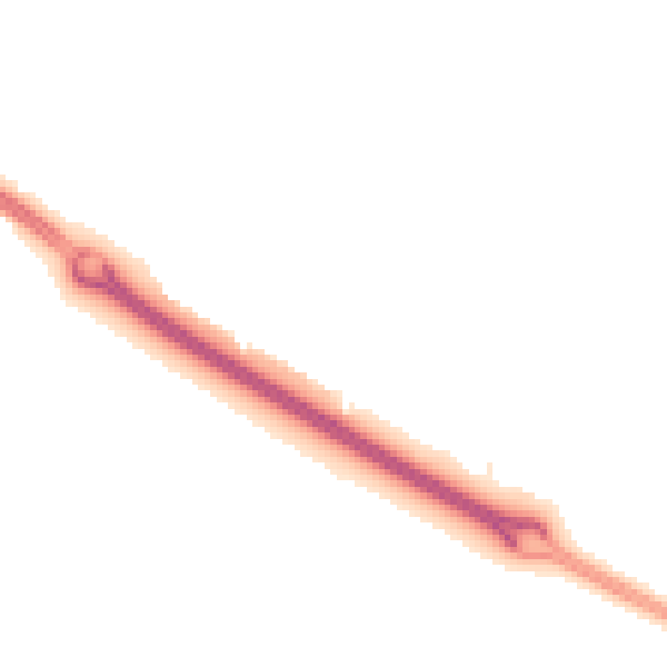 Night-time road noise heatmap for TS22 5FX