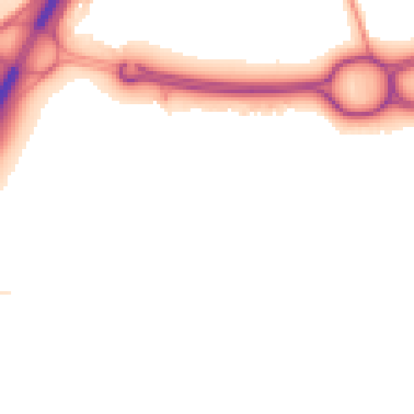 Night-time road noise heatmap for TS22 5GZ