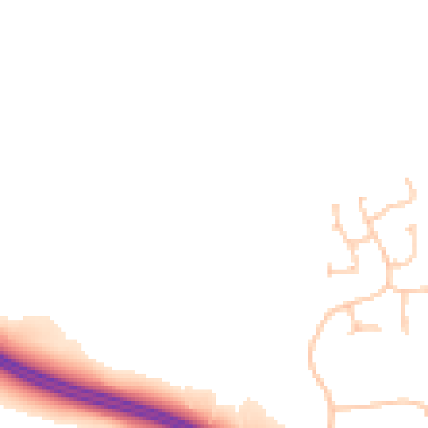 Daytime road noise heatmap for TS22 5JR