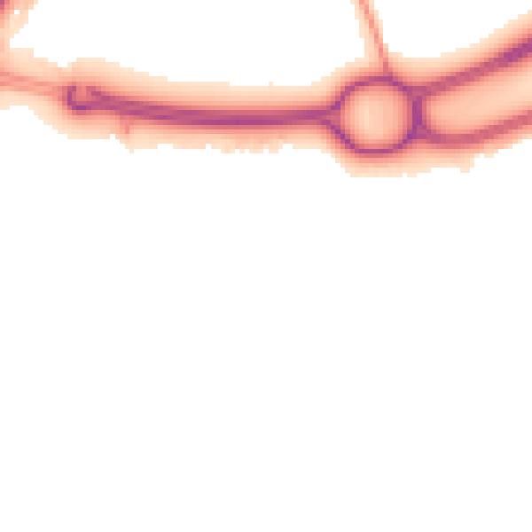Night-time road noise heatmap for TS22 5JY