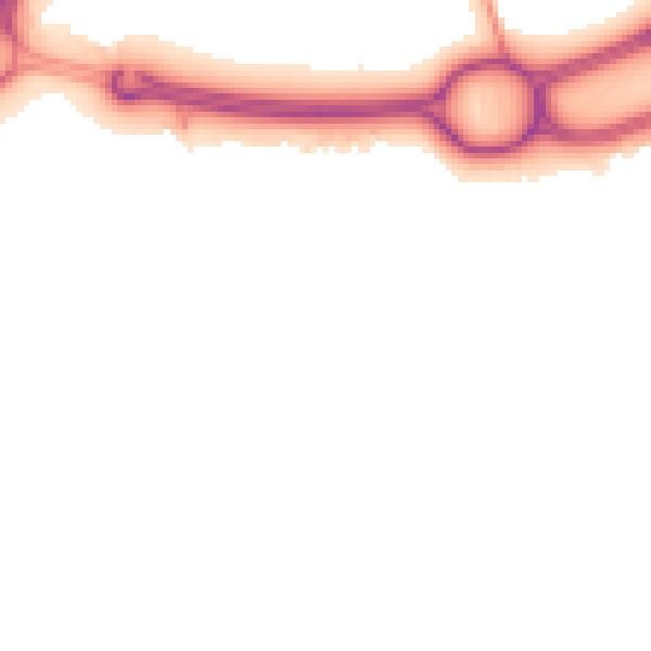 Night-time road noise heatmap for TS22 5LG