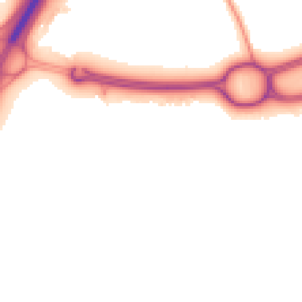 Night-time road noise heatmap for TS22 5LP