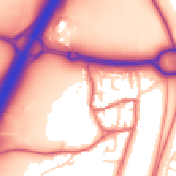 Daytime road noise heatmap for TS22 5LW