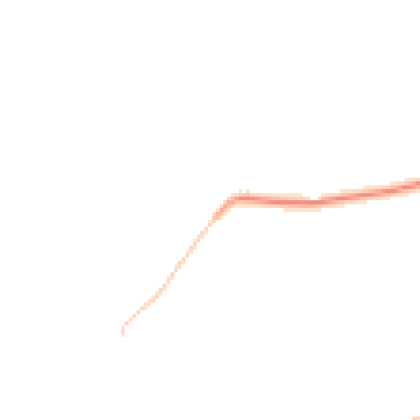 Daytime road noise heatmap for TS22 5PP